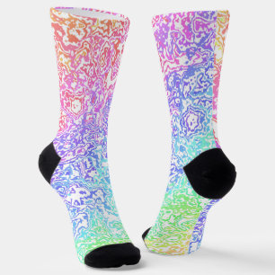 Chaussette Trippal Maximaliste Super Boho Bold Rainbow Marble