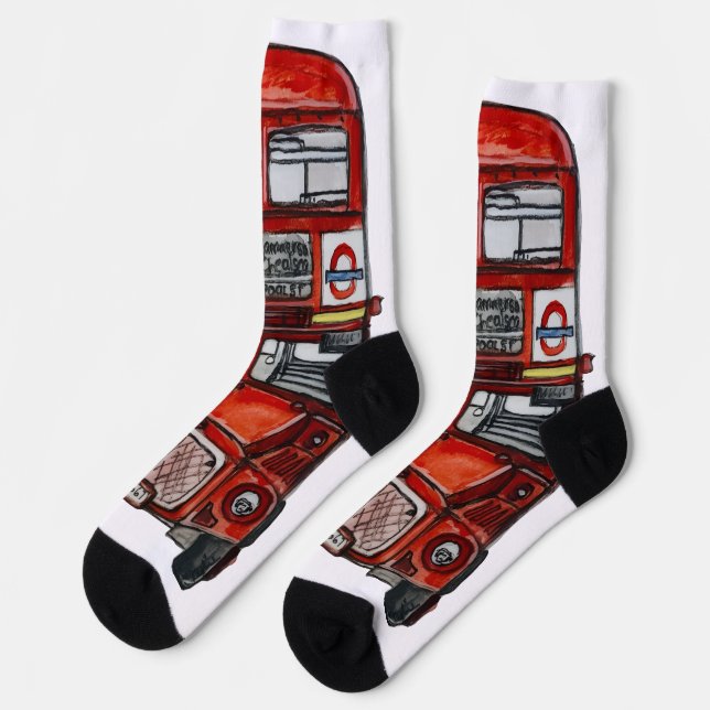 Chaussette Trois autobus (Gauche)