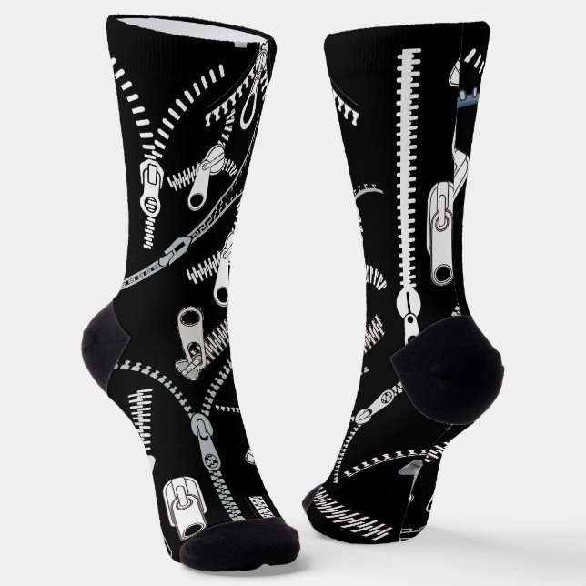 Chaussette Trouvez vos zippers.bx4 Black BG (Angulaire)