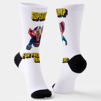 Chaussette Trump 2024 : "SuperTrump pour président"