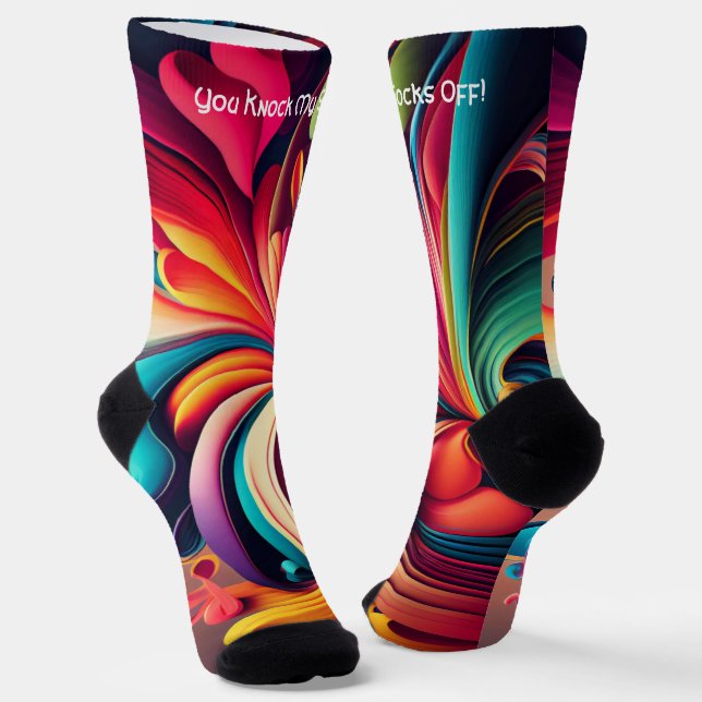 Chaussette Tu Me Frappes Les Chaussettes ! Chaussettes (Angulaire)