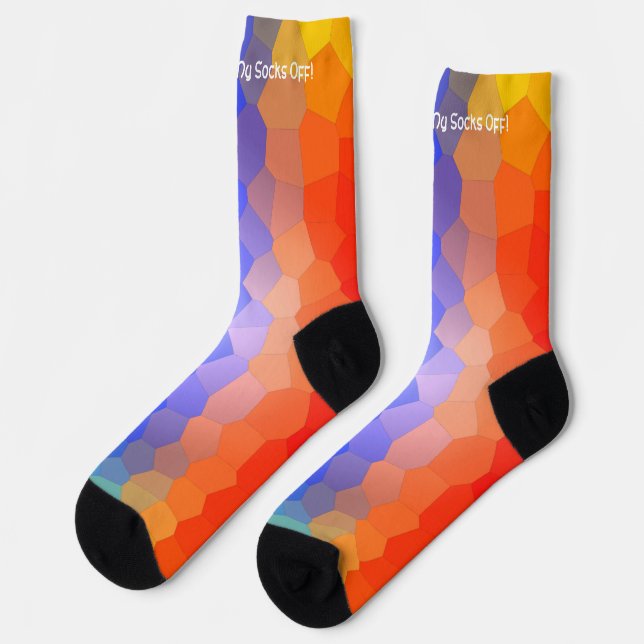 Chaussette Tu Me Frappes Les Chaussettes ! -Chaussettes (Gauche)