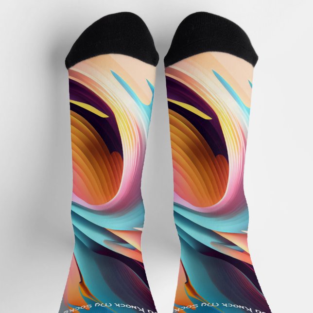 Chaussette Tu Me Frappes Les Chaussettes ! -Chaussettes (Haut)