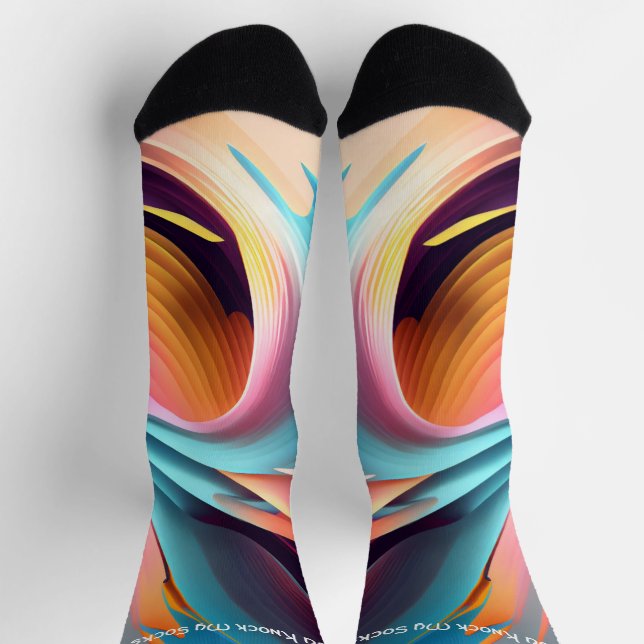 Chaussette Tu Me Frappes Les Chaussettes ! -Chaussettes (Haut)