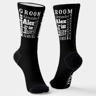 Chaussette Typographie Votre nom ou Citer Les Chaussettes de 