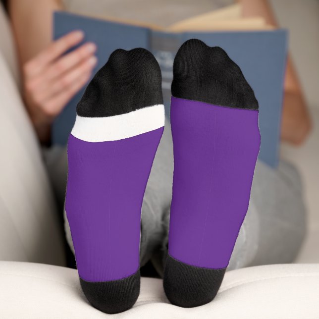 Chaussette un arrière - plan pourpre avec un (Fond)