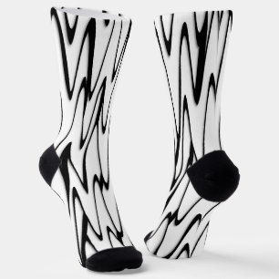 Chaussette Un art moderne Abstrait de ligne énergétique