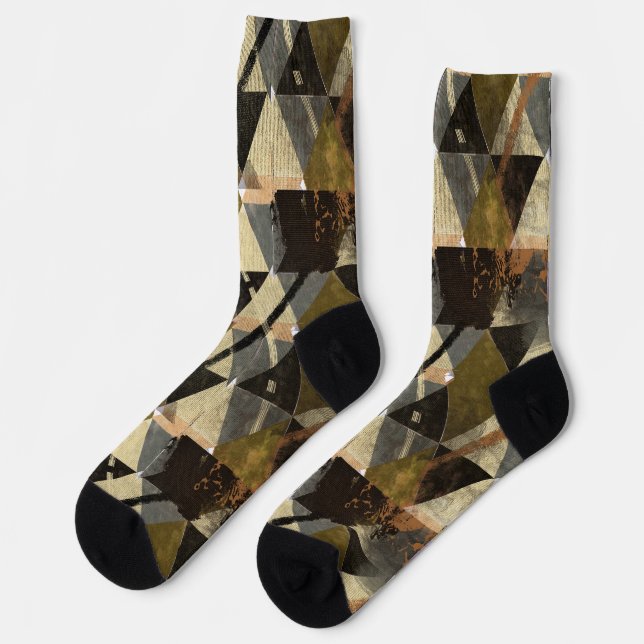 Chaussette Un design abstrait moderneChaussettes d'équipage (Gauche)