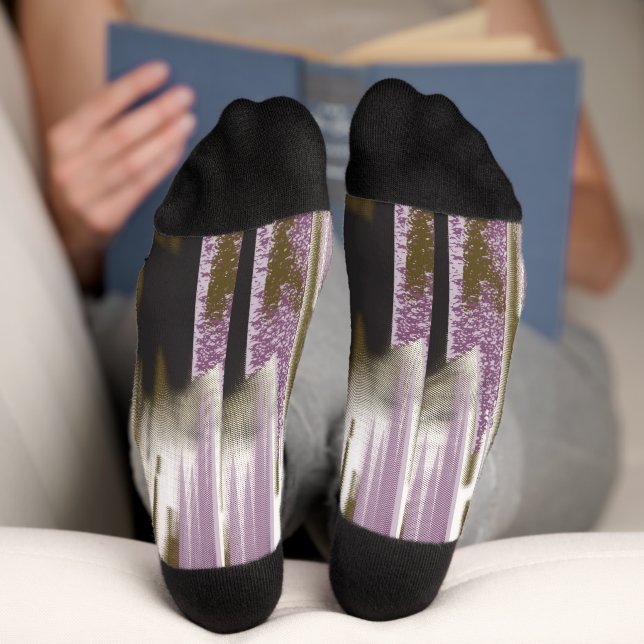 Chaussette Un lac immaculé niché au milieu d'une montagne enn (Fond)