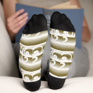 Chaussette Un tapis richement coloré présente une géométrie s