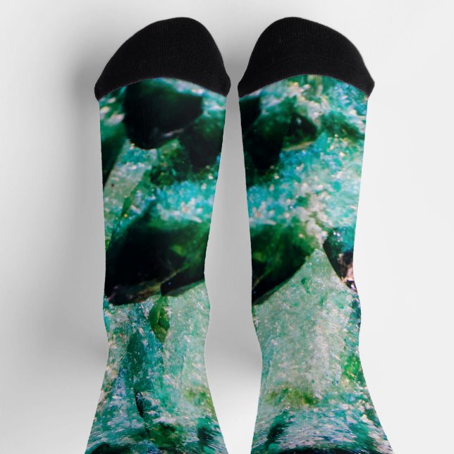 Chaussette Une Aura d'Émeraudes (Haut)