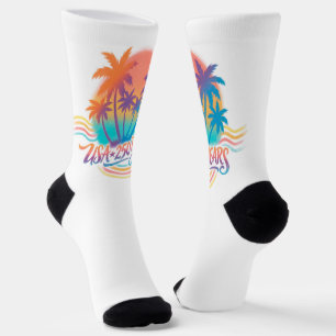 Chaussette USA 250e anniversaire Palmiers