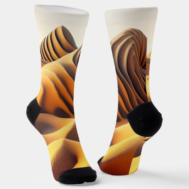 Chaussette Vagues d'Or (Angulaire)