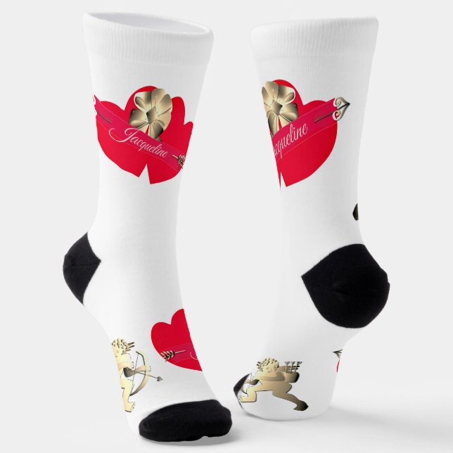 Chaussette Valentine's Day Cupid Crew Socks (Angulaire)