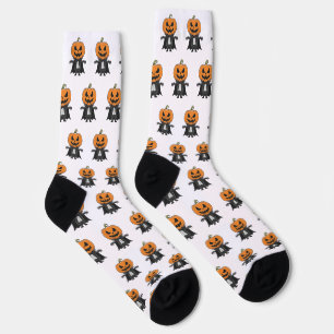 Chaussette Vampire de la citrouille