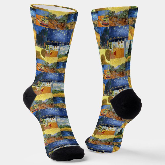 Chaussette Van Gogh Dream Peintures Chaussettes d'art (Angulaire)