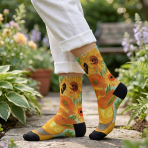 Chaussette Vase avec douze tournesols de Vincent van Gogh