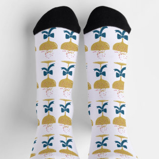 Chaussette Verre à Champagne Pailleté Élégant & Nœud Pailleté