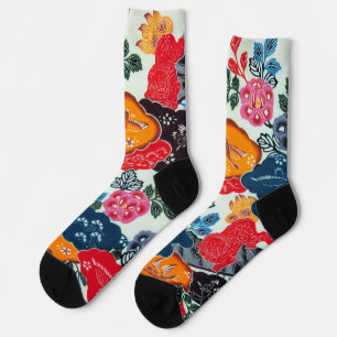Chaussette Vêtement traditionnel japonais en kimono (Bingata)