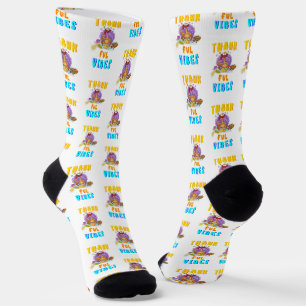Chaussette Vibes de remerciement