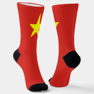 Chaussette Viêt Nam Drapeau Fierté nationale patriotique viet