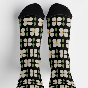 Chaussette VIGNES D'IVOIRE - Chaussettes Florales Funny durab