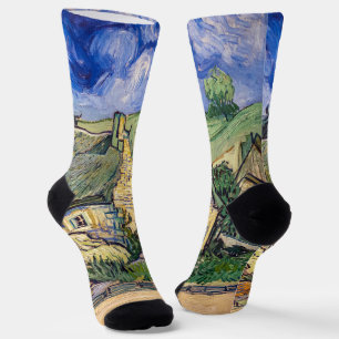 Chaussette Vincent Van Gogh - Chaumières à Cordeville
