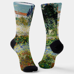 Chaussette Vincent van Gogh - Jardin en fleurs