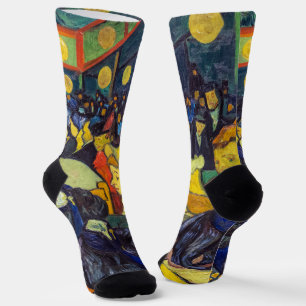 Chaussette Vincent van Gogh - La Salle de danse à Arles