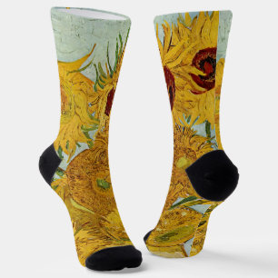 Chaussette Vincent Van Gogh - Vase avec douze tournesols