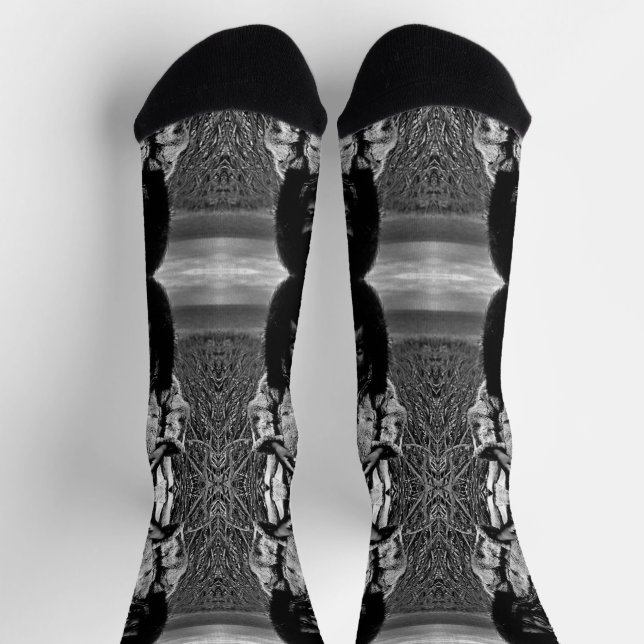 Chaussette Vintage USA Alaska eskimo garçon (Haut)