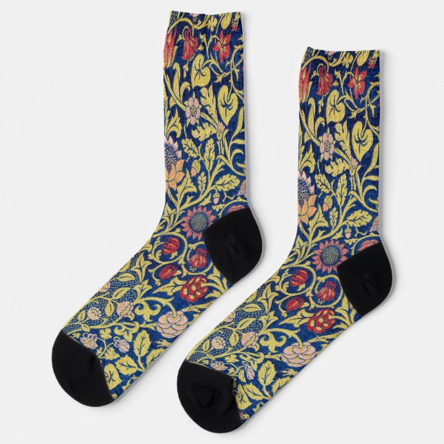 Chaussette Violet and Columbine, William Morris (Gauche)