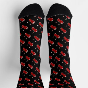 Chaussette Visage de monstre femme mignonne 