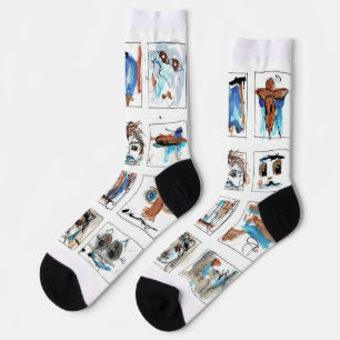 Chaussette Visages amusants