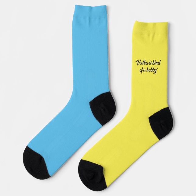 Chaussette Vodka est & Whiskey chaussettes mal assorties (Gauche)
