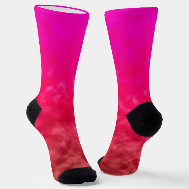 Chaussette Voile de chaleur magenta (Angulaire)