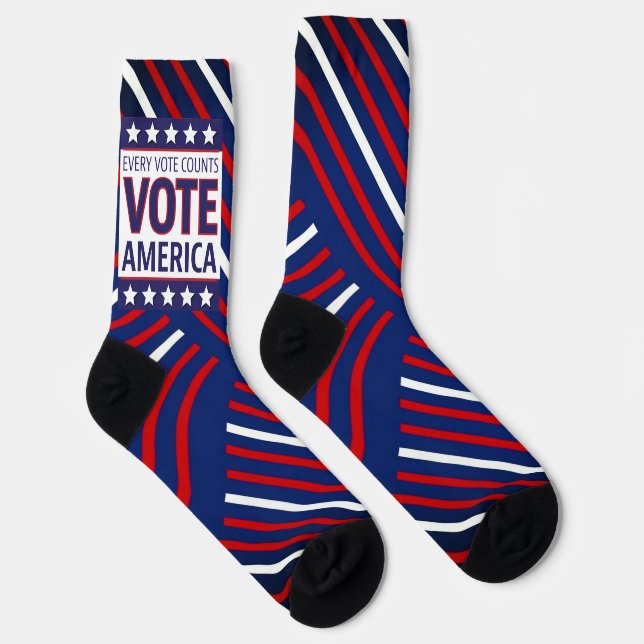 Chaussette Votez pour l'Amérique (Droite)