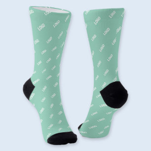 Chaussette Votre image ou logo téléchargé en mosaïque   Turqu
