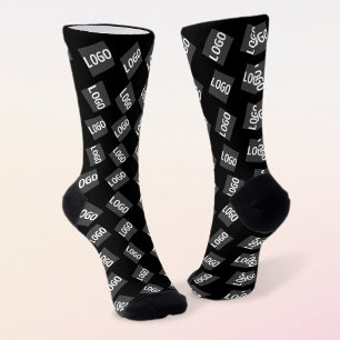 Chaussette Votre logo Logo unique, conception ou modèle d'i
