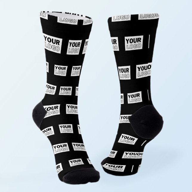 Chaussette Votre logo ou votre conception | Arrière - plan de (Créateur téléchargé)