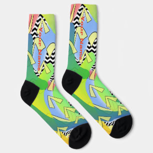 Chaussette Votre NOM Personnalisez les Chaussettes Multi Coll
