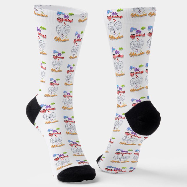 Chaussette Vous êtes ma plus grande aventure (Angulaire)