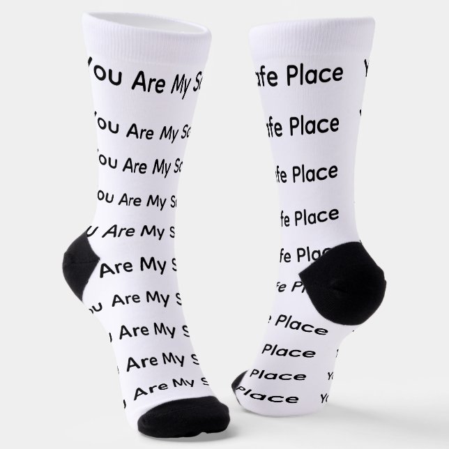 Chaussette Vous êtes mes chaussettes de citation confortable  (Angulaire)