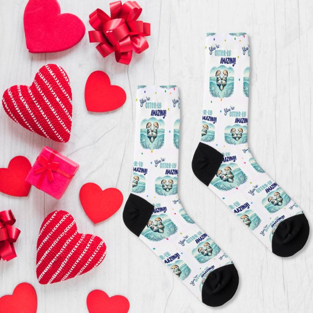 Chaussette Vous êtes une loutre incroyablement mignonne pour  (Créateur téléchargé)