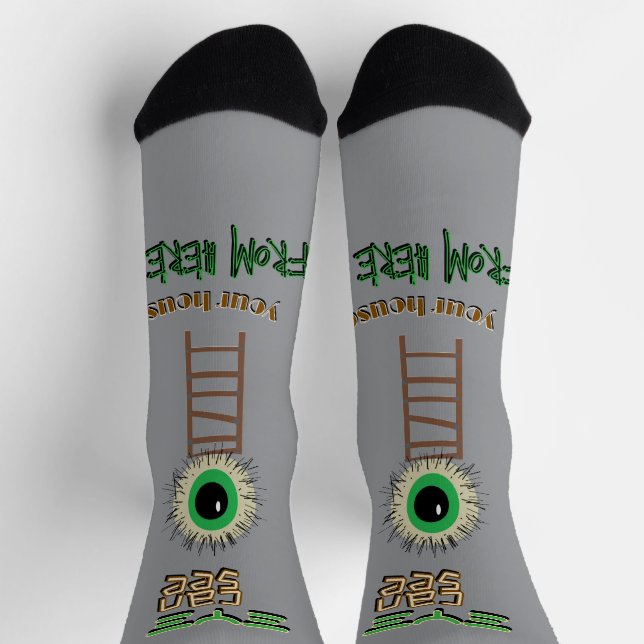 Chaussette Watching Eye Crew Socks (Haut)