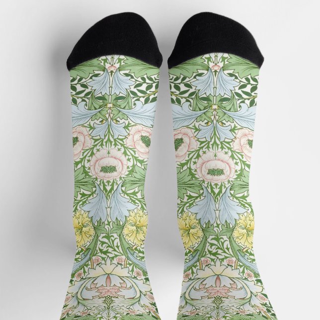 Chaussette Willam Morris Myrtle Garden Floral Classic (Haut)