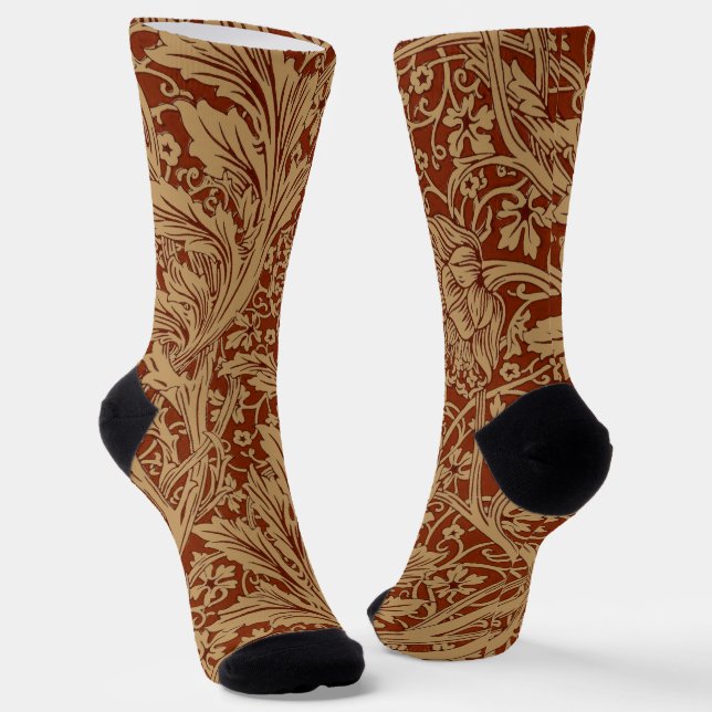 Chaussette William Morris Arcadia Floral Garden Flower Classi (Angulaire)