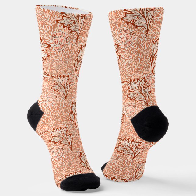 Chaussette William Morris Botanical Apple Design (Angulaire)
