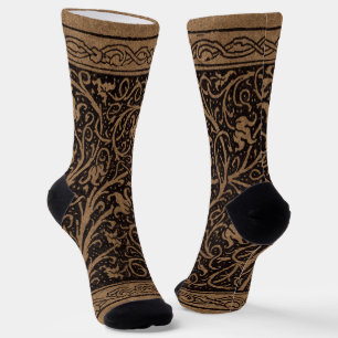 Chaussette William Morris Campion Cuir Damassé