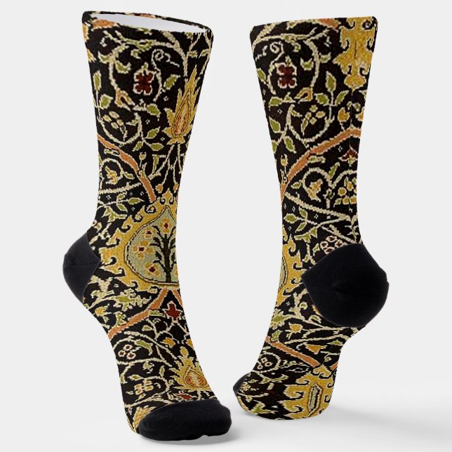Chaussette William Morris Classique Tapis Art Design d'impres (Angulaire)